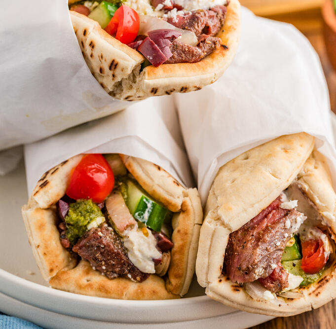 Wagyu Beef Shawarma Wrap